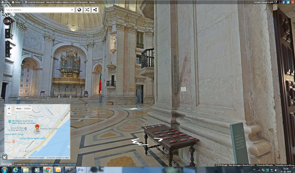 Visita virtual ao Panteão Nacional